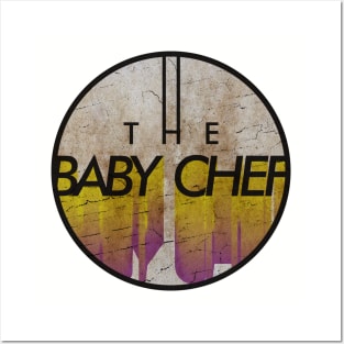 THE BABY CHEF - VINTAGE YELLOW CIRCLE Posters and Art